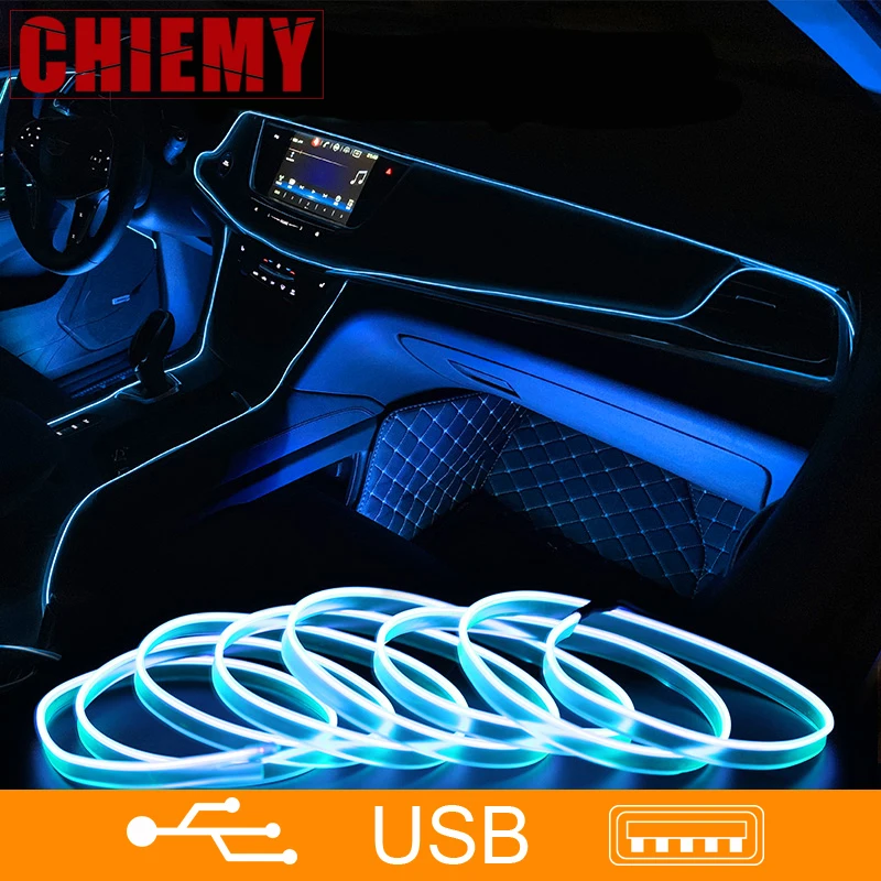 12V EL Wire Led Car Interior Lights Party Decor Neon lamp Flexible Rope Tube LED Strip Auto USB Cigarette Drive 1M/2M/3M/5M 12V EL Wire Led Car Interior Lights Party Decor Neon lamp Flexible Rope Tube LED Strip Auto USB Cigarette Drive 1M/2M/3M/5M