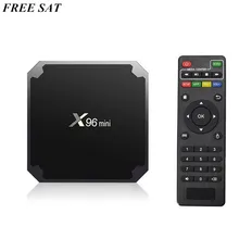 2GB /16GBAndroid 7.1 X96 mini Smart Set-top TV BOX S905W Quad Core Support 2.4G Wireless WIFI Set Top Box With IR Cabel