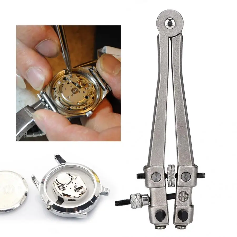 Профессиональный Регулируемый универсальный чехол для часов открывающийся ключ открывалка оснастка часы для открывания сзади инструмент для снятия часов c