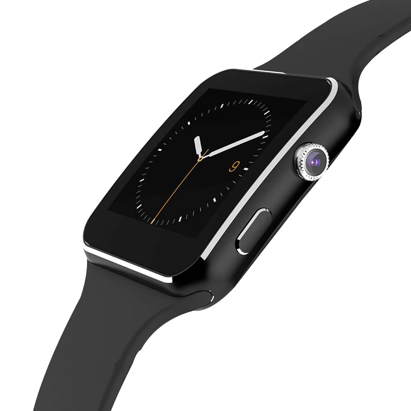 Bluetooth Смарт часы спортивные Шагомер X6 Smartwatch с камерой поддержка сим карты Whatsapp