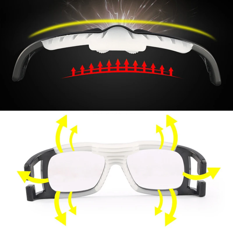 Очки для баскетбола силиконовый коврик спортивные безопасные футбольные очки Велоспорт Съемный нейлоновый ремень защита глаз