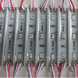 Высокое качество 5730 SMD 3 светодиодный s высокая яркость светодиодный модуль белый/R/G/B/синий водонепроницаемый реклама лампа DC12V