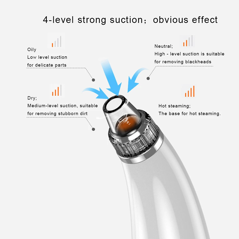 Для удаления угрей вакуум Очищающее пор электрическое всасывание Отшелушивающий удаление акне средства по уходу за кожей лица Deep Clean