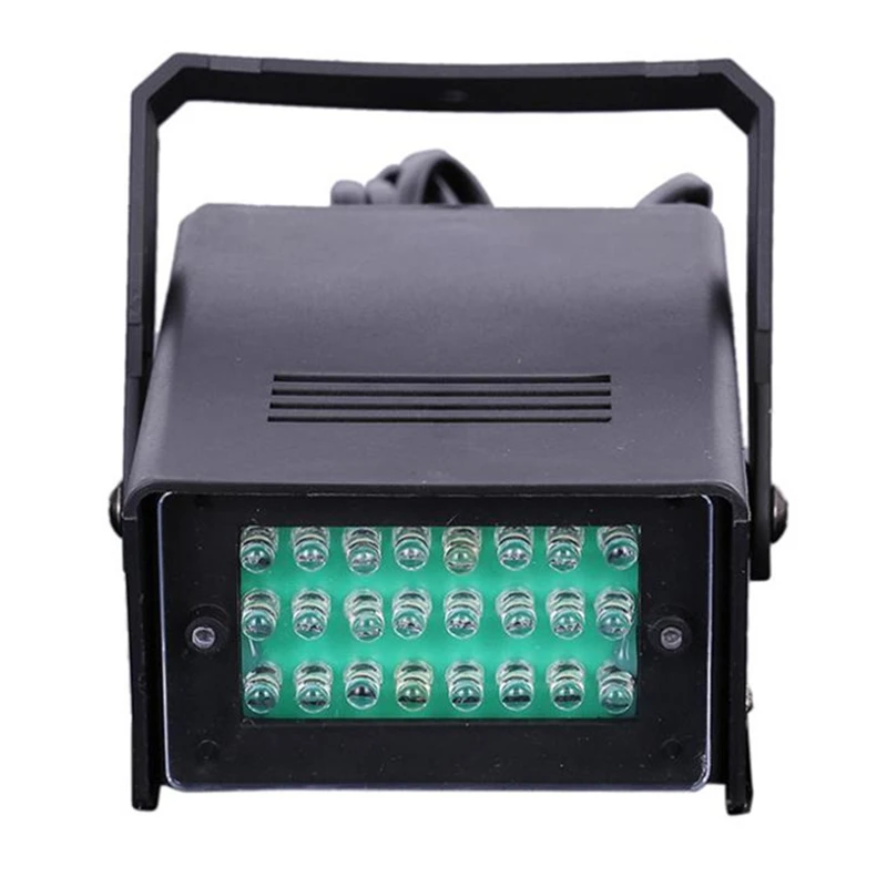 40pcs High Brightness EU Plug 220V 3W 24 LED Operated DJ Strobe Lights