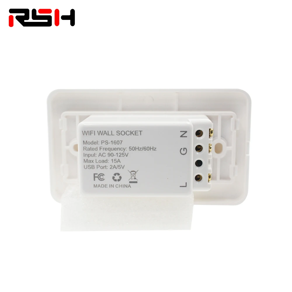 

WiFi wall socket connects to the Internet through WiFi network and controls the power of