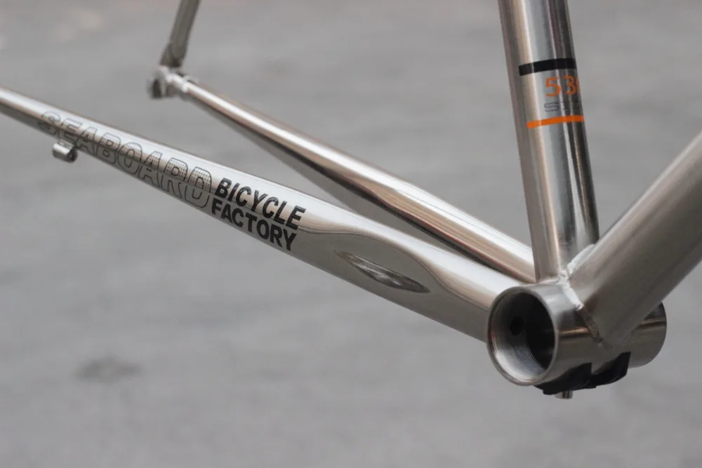 Best SEABORAD Reynolds 725 Steel Frame Heat Treatment Welding Fork Caliper Brake Road Bike 700C Classic Chrome Frameset Silver 15 Best SEABORAD Reynolds 725 Steel Frame Heat Treatment Welding Fork Caliper Brake Road Bike 700C Classic Chrome Frameset Silver 15