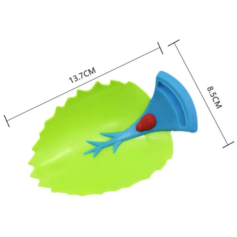 1 шт. кран удлинитель милый лист дизайн кран удлинитель Дети Ручная стирка руководство инструмент коснитесь наборы аксессуаров для ванной комнаты