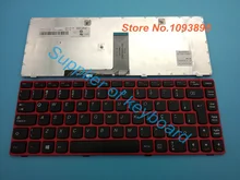 Новая Бразильская португальская Клавиатура для ноутбука Lenovo G480 G480A G485 G485A, Бразильская клавиатура с красной рамкой