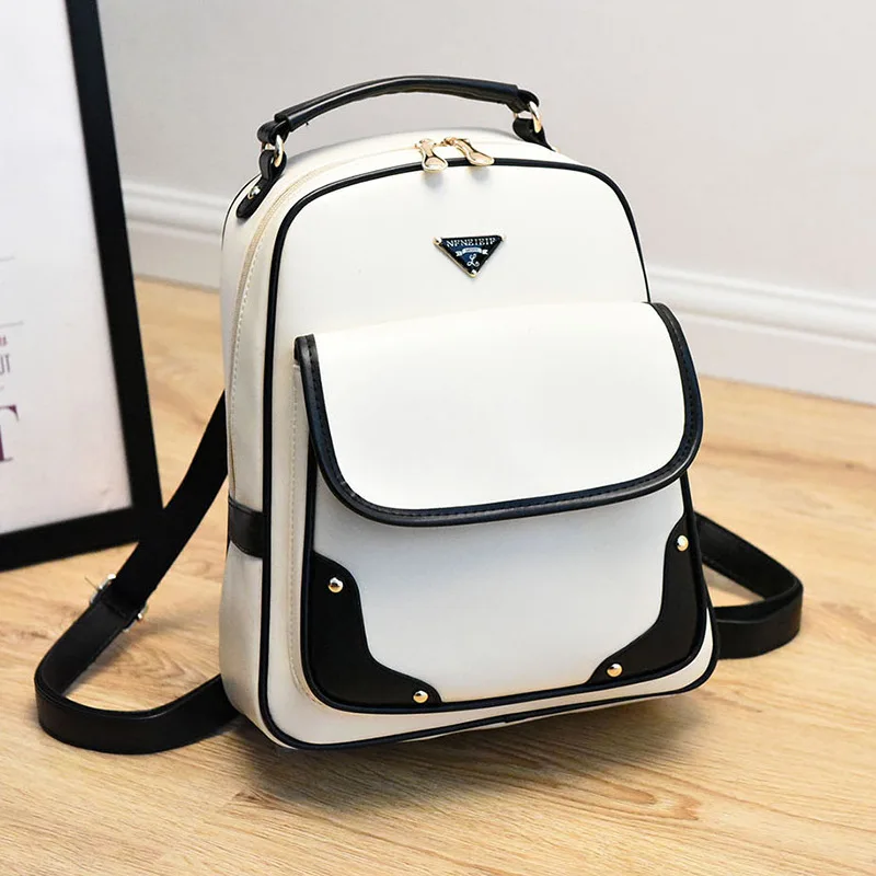 2017 Fashion Brand Women Backpack Preppy female PU leather backpacks