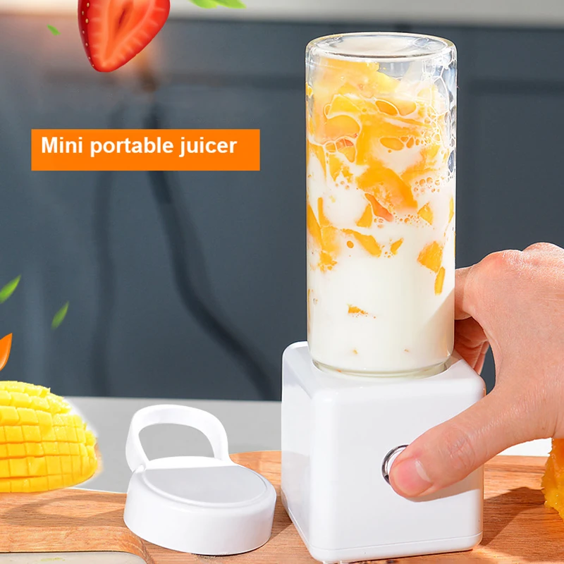 

400ml Portable Juicer Electric USB Rechargeable Smoothie Blender Machine Mixer Mini Juice Smoothie Maker Blenders Household