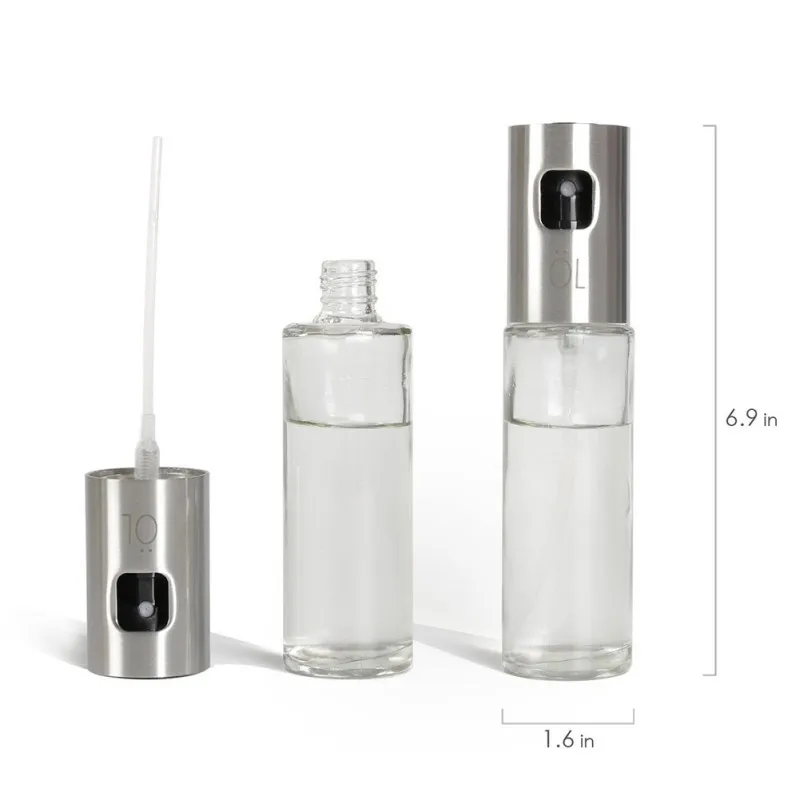 100ml Stainless Steel Olive Pump Spray Bottle Oil Sprayer Oiler Pot BBQ Barbecue Spraying Pot Cookware Kitchen Cooking Tool 100ml Stainless Steel Olive Pump Spray Bottle Oil Sprayer Oiler Pot BBQ Barbecue Spraying Pot Cookware Kitchen Cooking Tool