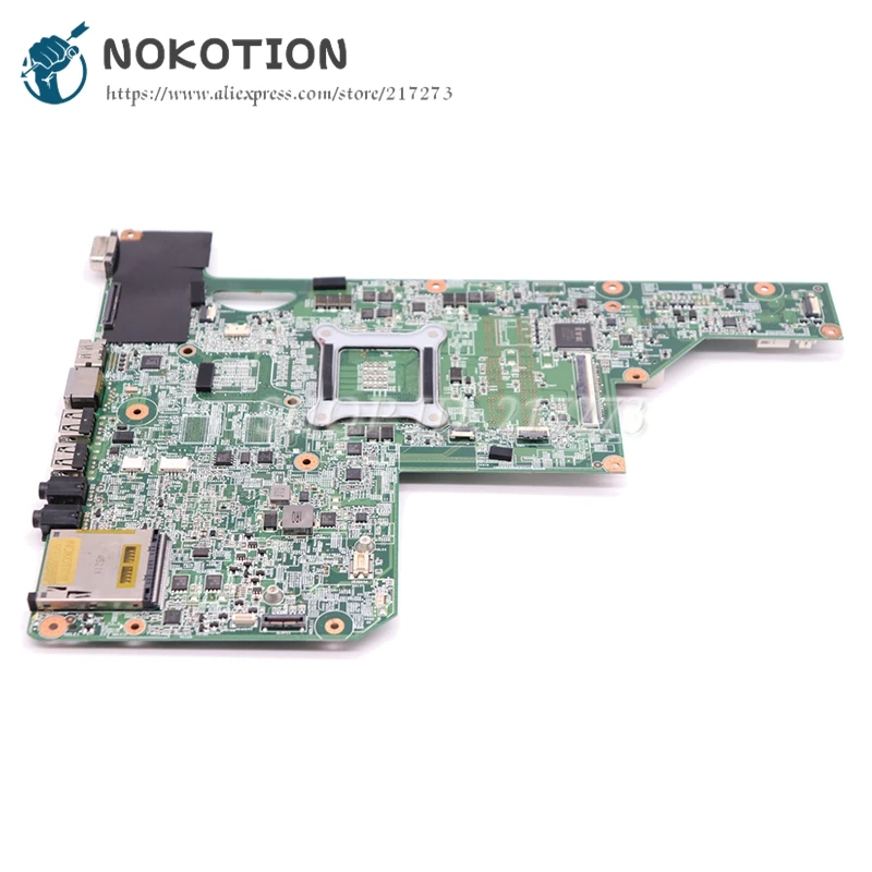 NOKOTION 615849-001 605903-001 كمبيوتر محمول لوحة رئيسية لأجهزة HP G62 G72 CQ62 HM55 UMA DDR3 الرئيسي مجلس شحن وحدة المعالجة المركزية