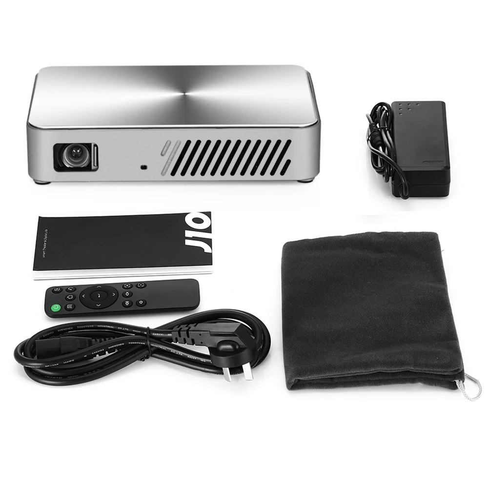 Full HD Projector J10, 1920x1080P, Built in Android, WIFI, HD in. 6000mAH Battery,Portable MINI Projector.1080P Home DLP Theater jinhoo projector