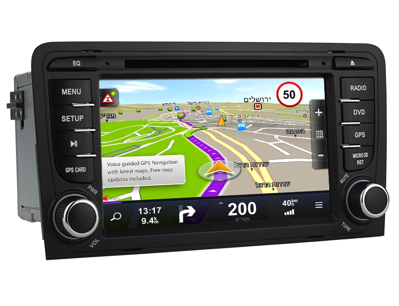 Clearance 2 GB RAM Android 7.1.2 Car DVD Radio Player for AUDI A3 2002-2011 S3 RS3 with WiFi Bluetooth GPS Navigation Stereo 6