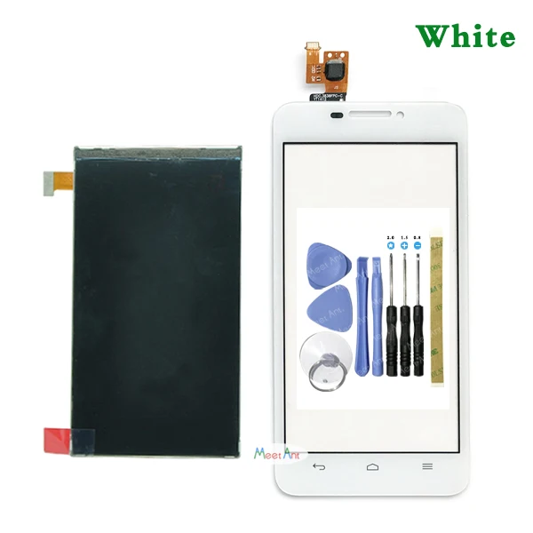Высококачественный 5,0 ''для huawei Ascend G630 ЖК-дисплей с сенсорным экраном дигитайзер Датчик - Цвет: LCD and Touch White