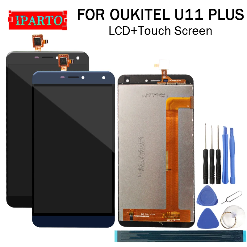 5 7 дюймовый OUKITEL U11 PLUS ЖК дисплей + кодирующий преобразователь сенсорного экрана в