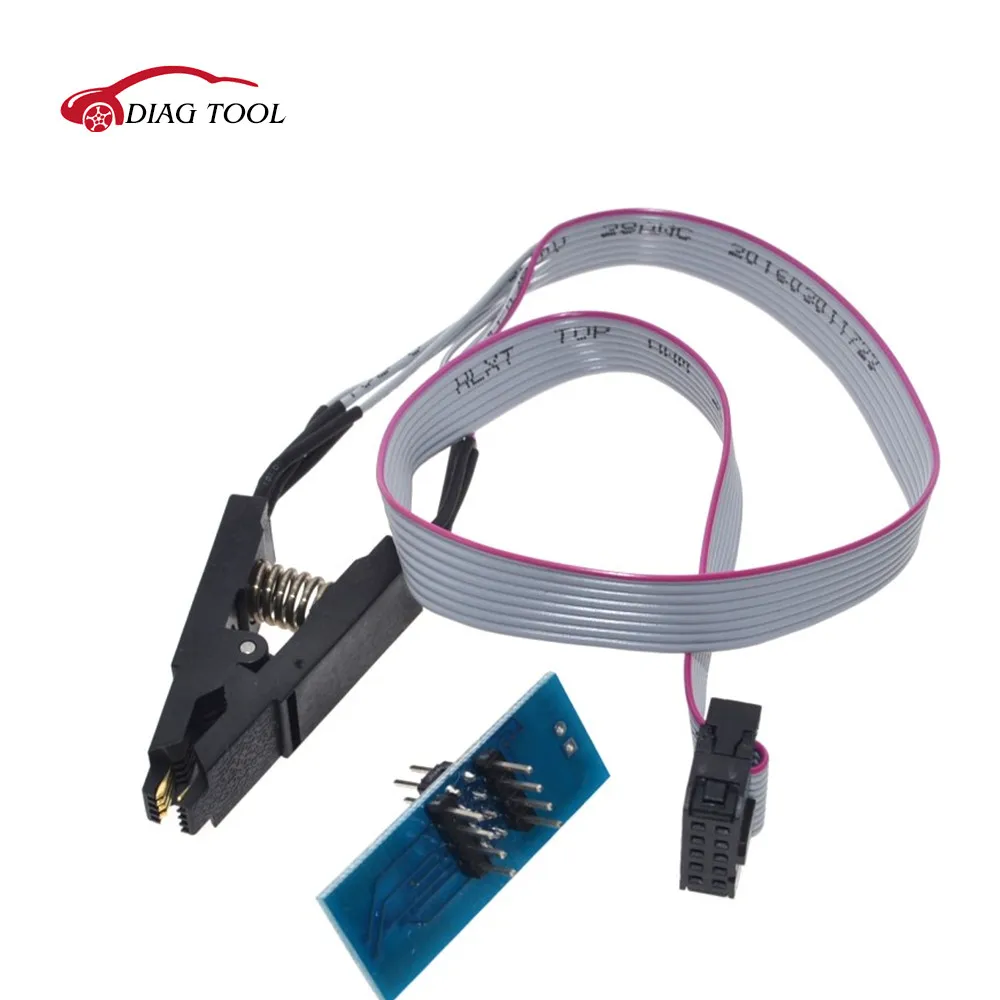 

High quality SOIC8 SOP8 Test Clip For EEPROM 93CXX/25CXX/24CXX in-circuit programming on USB Programmer TL866CS TL866A EZP2010