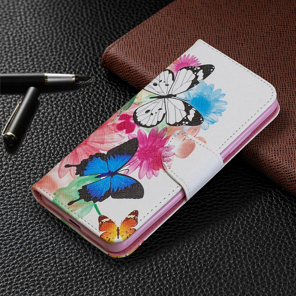 Роскошный чехол бумажник из искусственной кожи с рисунком для Sony Xperia XZ2 XA1 Plus XZ1 MINI