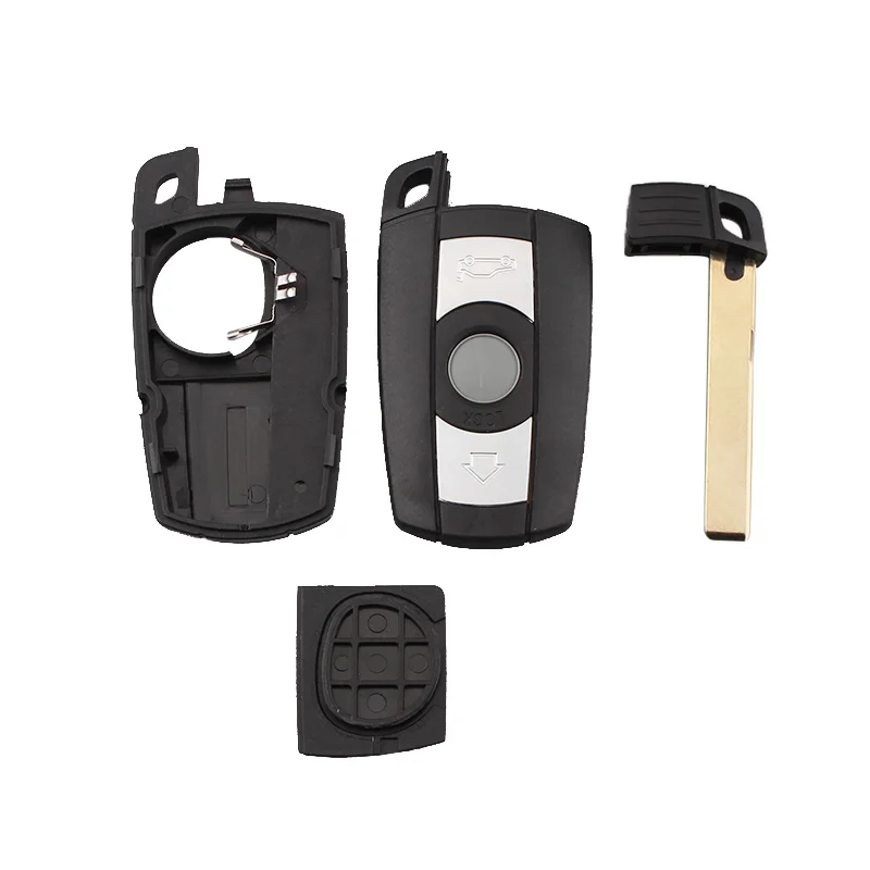 BHKEY 3 кнопки умный пульт дистанционного ключа брелок для BMW Cas3 KR55WK49127 умное лезвие