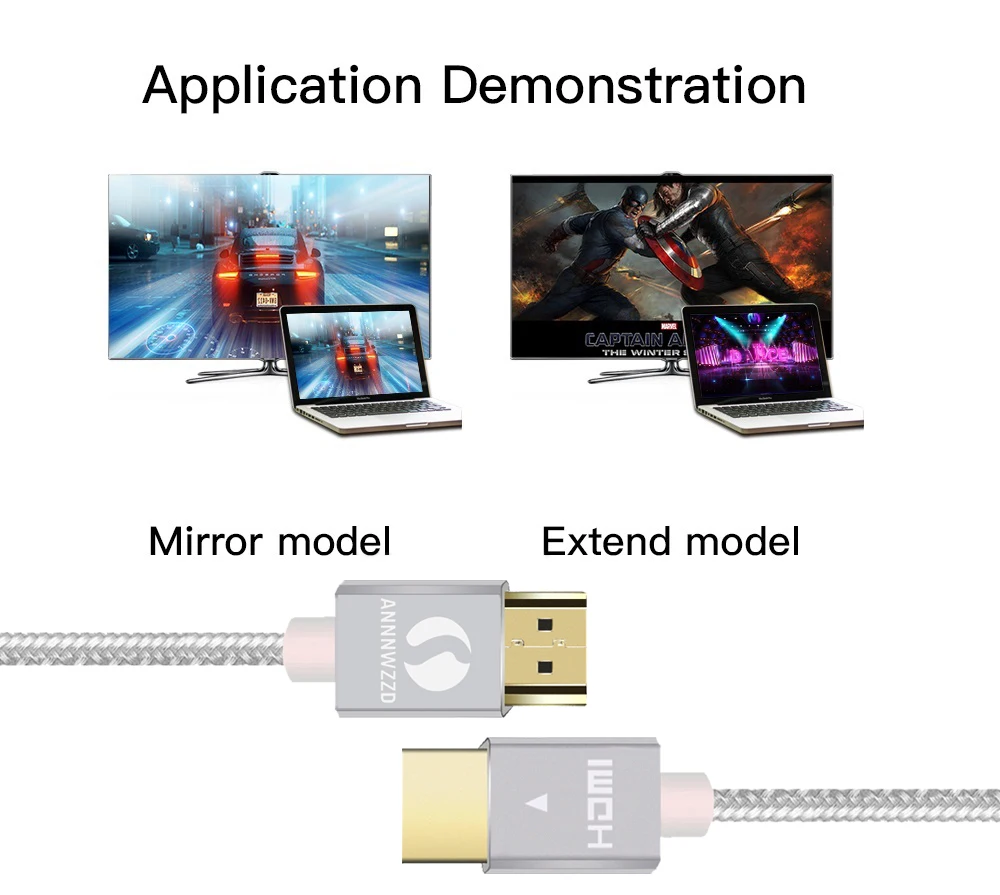 HDMI كابل ذكر لذكر HDMI كابل وصلة بينية مُتعددة الوسائط وعالية الوضوح عالية السرعة موصل 2 M 3 M 5 M 10 M 2.0 4 K 1080 P ل PS3 العارض أبل كابل تلفزيون HDMI