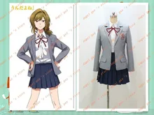 Free shipping New Custom made High quality Japanese anime Gekkan Shojo Nozaki-kun Yuzuki Seo cosplay costume for Halloween