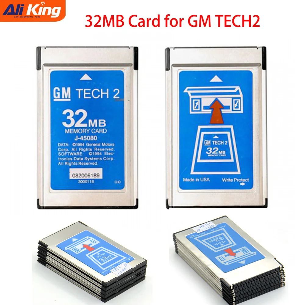 Высокое качество Tech 2 для SAAB Tech2 6 программного обеспечения 32MB карты Opel/Isuzu/Holden/Suzuki