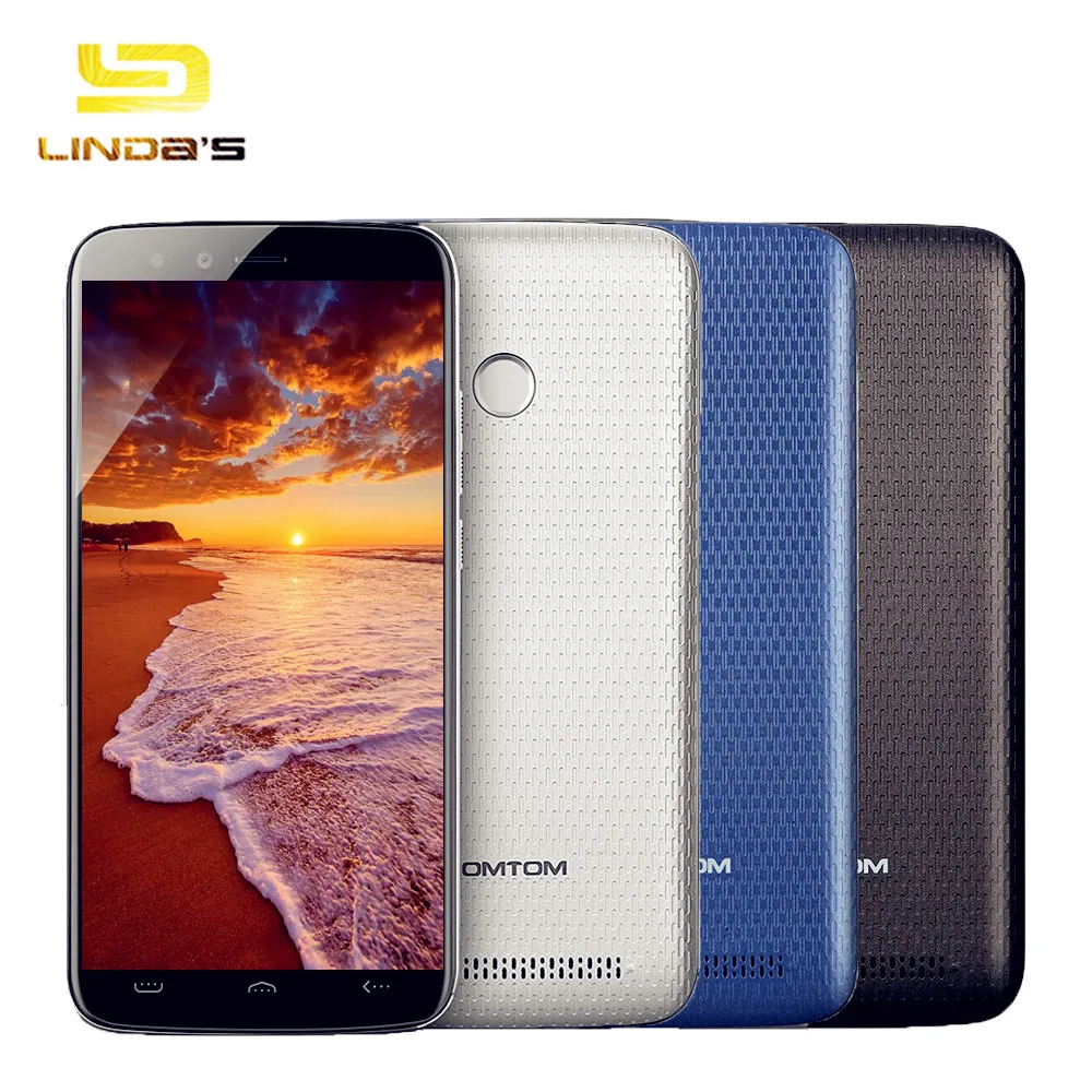 Оригинальный Doogee HOMTOM HT50 отпечатков пальцев Смартфон MT6737 4 ядра android 7.0 3 ГБ