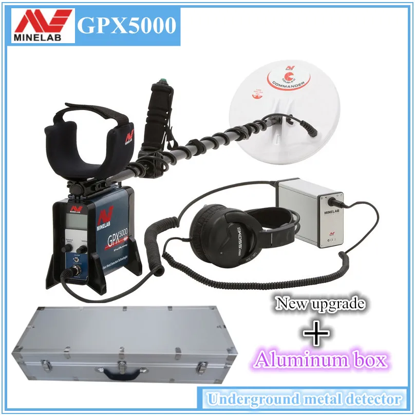 

GPX5000 Underground Metal Detector GPX 5000 Gold Finder Tester Silver Copper Iron Material Finder Treasure Hunter Digger Probe