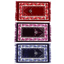 Мусульманские молитвенные коврики бархатная ткань классический салат исламский марокканский хлопок с принтом