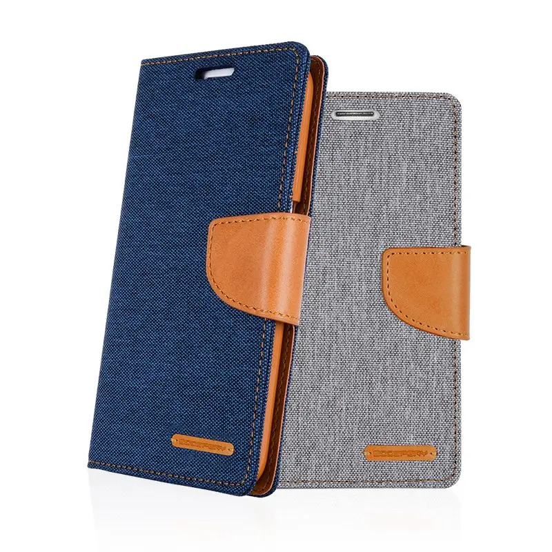 

New Original GOOSPERY CANVAS DIARY Cloth Skin Wallet Flip Cases For Samsung Galaxy S7 S7 Edge Hit Color Card Slot Holster cover