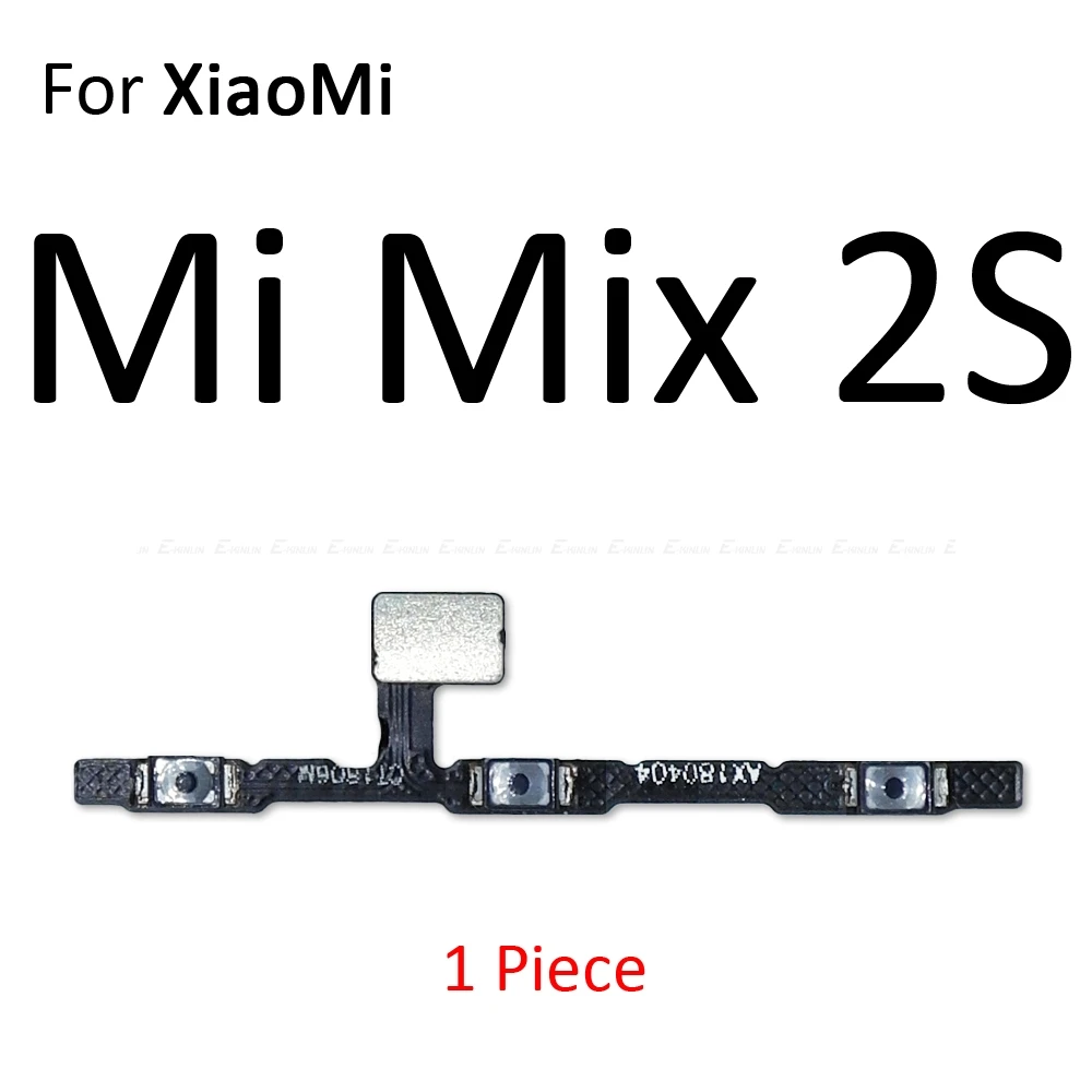 Новинка для Xiaomi Mi 6 5 5C 5S Plus 4 4C 4i 4S Mix 2S Max 3 2 Кнопка включения/выключения питания Кнопка громкости гибкий кабель - Цвет: For Xiaomi Mi Mix 2S