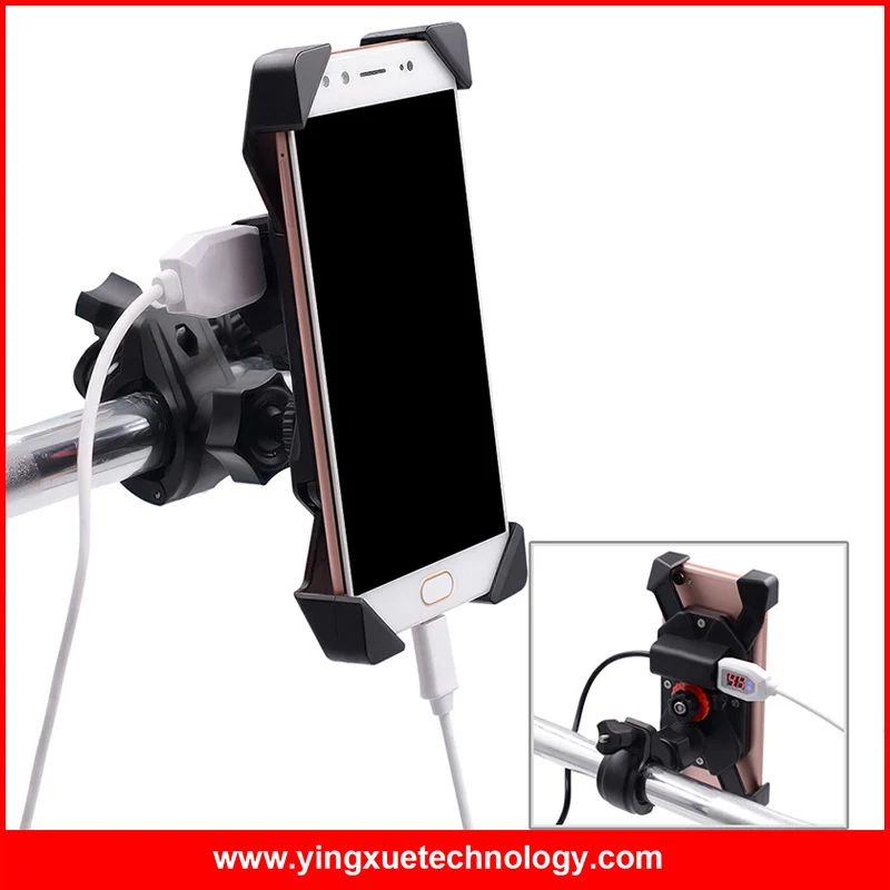 Universal Motorcycle HandleBar Rail Mount Rear View Mirror Mount Cell