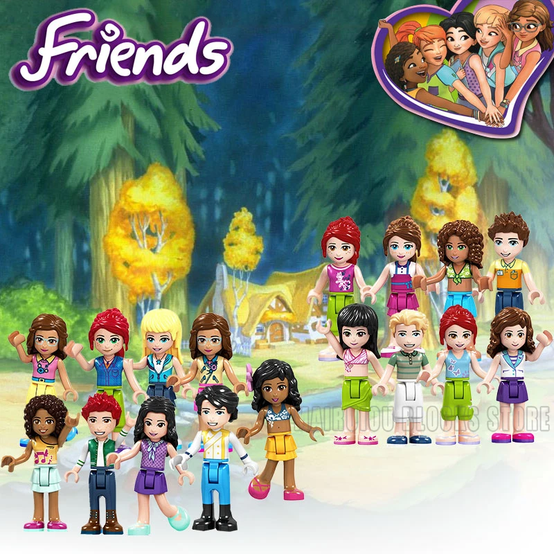 

Legoing Friends Figures Olivia Kate Mia Andrea Emma Stella Princess Building Blocks Model Legoings Girls Children Toys Gifts