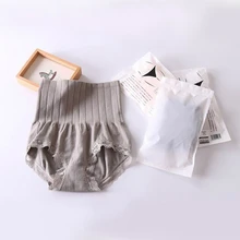 Бренд LOBBPAJA, женское нижнее белье с высокой талией, Корректирующее белье для похудения, Утягивающие трусики с кружевом, нижнее белье для женщин