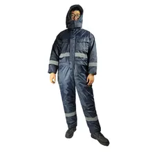 Зимние комбинезоны мужские водонепроницаемые ветрозащитный нагрудник комбинезоны с хлопковой подкладкой с капюшоном утепленные термокомбинезоны Спецодежда HW116