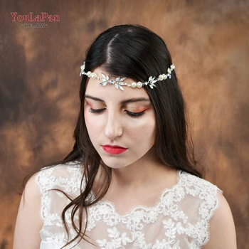 

YouLaPan Luxury Opal Diamond Bridal Tiara Rhinestone Wedding Headband Wedding Hair Jewelry Bridal Hairband Hair Accessory HP132