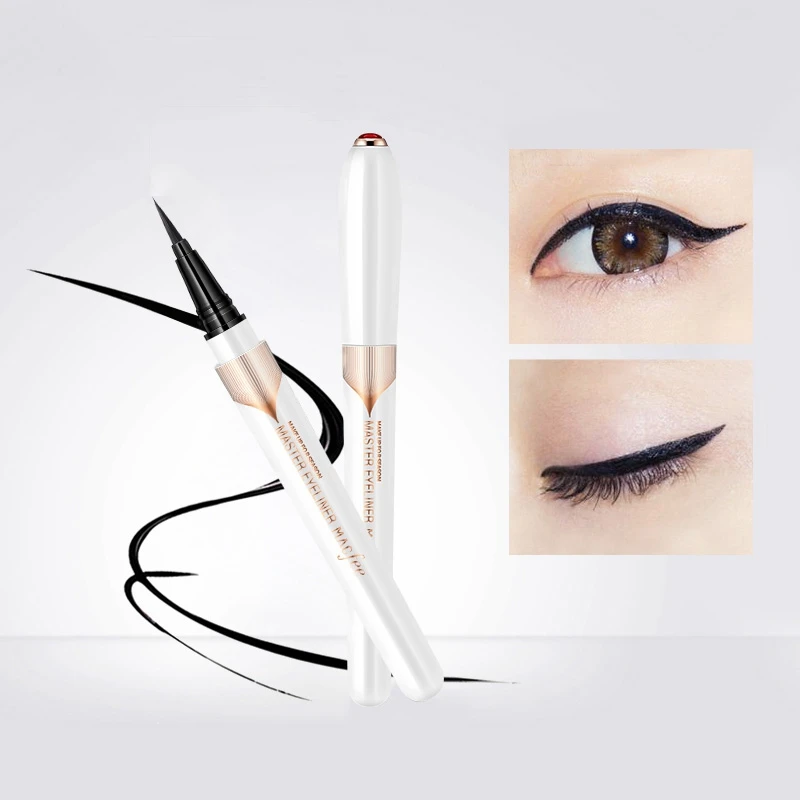 Waterproof Eyeliner Pen Long Lasting Smudge Proof Quick Dry Liquid