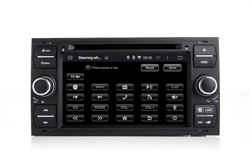 Flash Deal 7 inch 2din Android 7.1 Car DVD GPS Navi for Ford Focus Kuga Transit Wifi 4G GPS Bluetooth Canbus Radio Canbus Free GPS Map 3