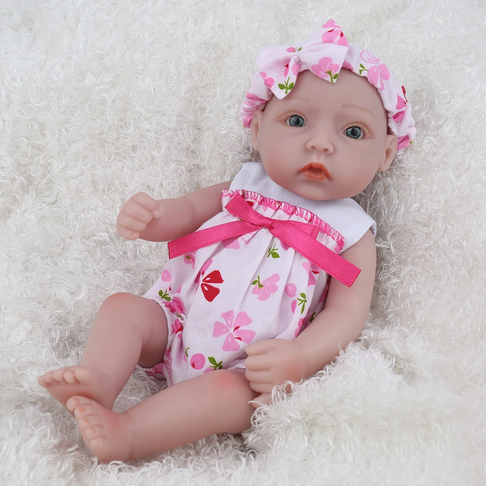 Reborn Baby Doll девочка Мягкий силикон и хлопок Прекрасные куклы розового цвета как настоящий новорожденный красивая девочка стиль от NPK магазин кукол