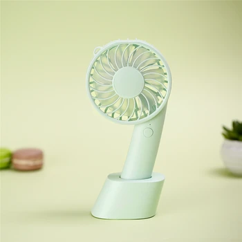 

Mini Air Cooling Fan Electric USB Battery Rechargeable Handheld Portable Desktop Fanner Air Cooler Ventilator for Home with Base
