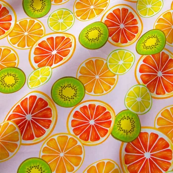 

Half-Meter Japanese Oxford cotton fabric patchwork fabrics for quilting Fruits A