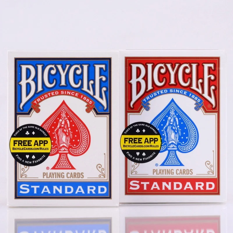 2pcs Set USA Native Bicycle Deck Red Blue Magic Regular Playing Cards Rider Back Standard Decks