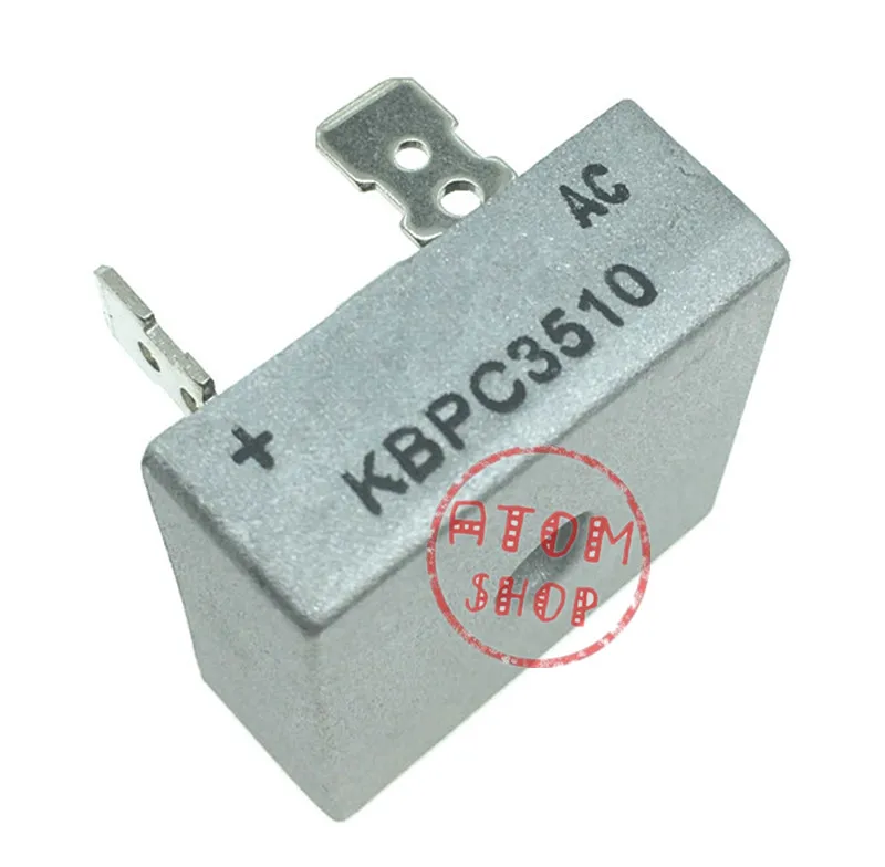 KBPC3510 диодный мост выпрямителя max.1000V 10A часто используется с трансформерами, комплект из 2 предметов