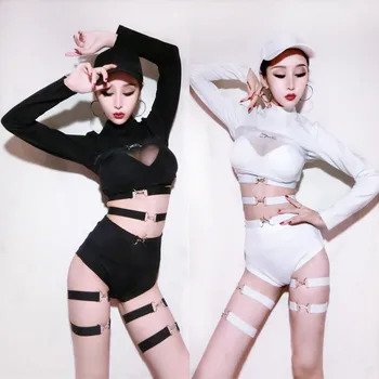 

Adult Female Bar Female DJ singer performance clothes sets prom dancing group Jazz DS Costume Nightclub sexy show stage outfits