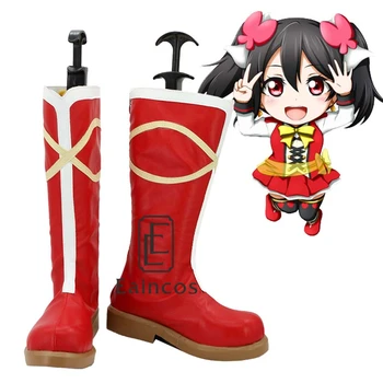 

Anime LoveLive! School idol project Sunny Day Song Yazawa Nico Boots Cosplay Christmas Party Shoes Custom Made