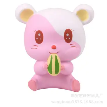 

LeadingStar Cartoon Soft Simulation Hamster Toy Slow Rising Squishy Stress Relieve Squeeze Toys Gifts