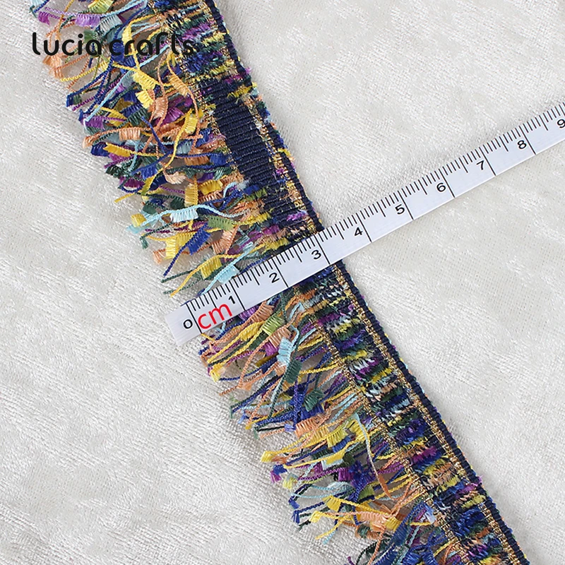 2 ярдов/партия, многоцветная лента, 30 мм, кружевная отделка ресниц, украшение, рукоделие, шитье для детского платья, материал для изготовления X0401