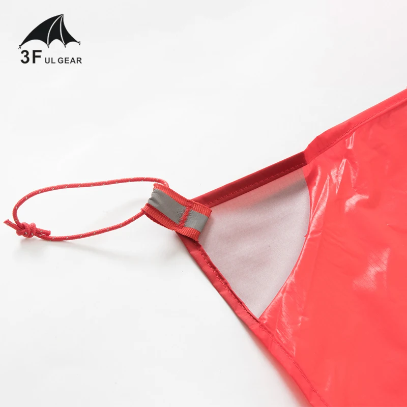 3F UL Gear 210150cm 15D  20D silicone high quality ultralight outdoor large tarp shelter high quality beach awning5