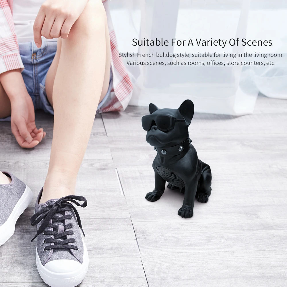 ANRY High definition Sound Ture Wireless Stereo Portable Dog Bluetooth speaker Rechargeable Music Sound TF Aux Loudspeaker