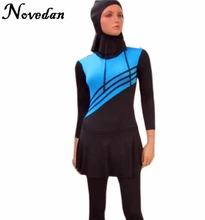Women Muslim Swimwear Islamic Swimsuit Plus Size Modest Long Sleeve Muslim Swim Suits Bathing Wear